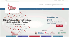 Desktop Screenshot of hospitalsaocarlos.com.br
